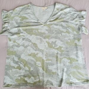 Camo Top Cap Sleeve